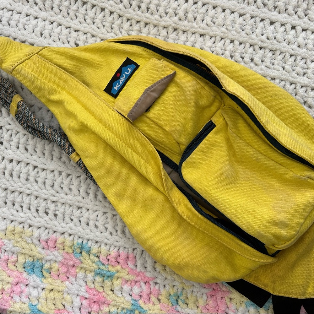 KAVU Yellow Crossbody Bag